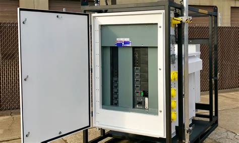 power distribution electrical boxes temp power and metering|temporary power distribution systems.